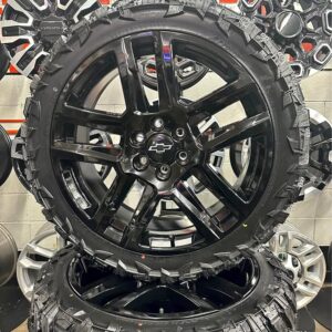 New Chevy 1500 Trail Boss 285/45 R 22 Atturo Trail Blade MTS Fit’s 88 up 6 x 139.7 Bolt Black