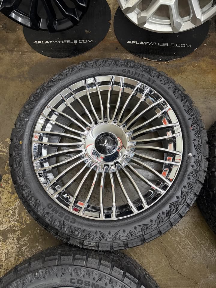 22in 6 x 135 Luxxx 285/45R ( Chevy 1500 GMC Ford F150 RAM 1500 ) - Image 4